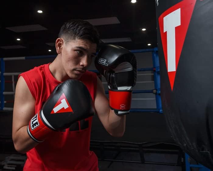 Miniatura 8 de Title - Guantes de boxeo con peso de gel, guantes de boxeo pesados, guantes de bolsa pesada, guantes de boxeo, equipo de boxeo, guantes de artes