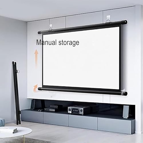 Pantalla de proyección manual portátil 40 pulgadas 4:3/16:9 miniatura 3