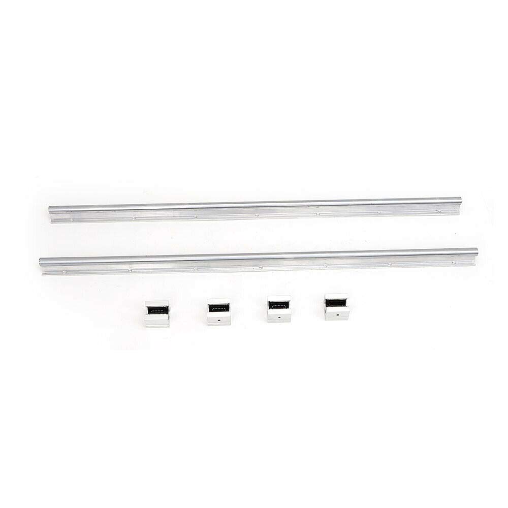 SBR20-800/1000mm Linearführung Welle 2 Schiene 4 SBR20UU Lagerblock Metall (1000mm)