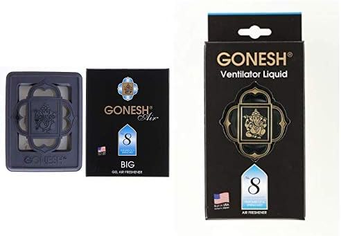 Amazon Gonesh ガーネッシュ 車用置き型芳香剤 ビッグゲルエアフレシュナー No 8 フルーツ系の香り 180g Gonesh ガーネッシュ お香