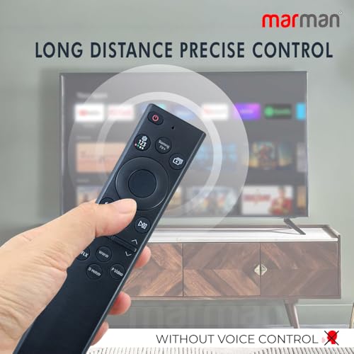 Image of marman Compatible with Samsung TV Remote Control Original Model RM-L1811 Suitable for Smart 4K Full HD QLED Televisions Non Voice Command-Pairing Not Required-Match Key by Key with Original Remote