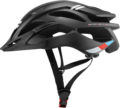 Fahrradhelm Stadthelm Radhelm Unisex-Größenverstellbar Atmungsaktiv MTB-Helm für Herren Damen(52-62CM)