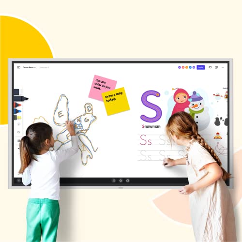 Vibe S1 55" Smart Whiteboard, Touchscreen Display, 4K Uhd Interactive Board, All-In-One Computer For Office And Classroom With Chrome Os & Open App Ecosystem (Board Only) #TOP3