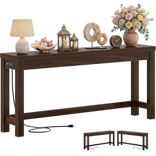 Cyclysio 63" Console Tables for Entryway, Long Console Tables for