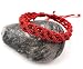 LUOS handmade red string bracelet anklet – wealth Goodluck prosperity protection women men kids – st003