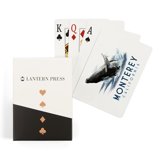 Lantern Press Baraja Poker 52 Cartas Ballena Jorobada