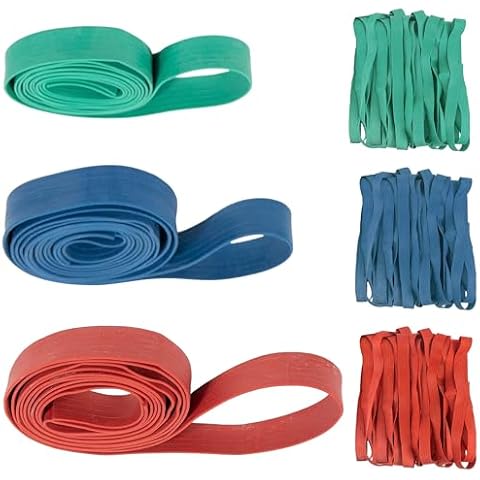 US Cargo Control Large Rubber Moving Bands, Variety Pack of 30", 36", and 42" Lengths - 12 Bands of Each Size, Extra Strength Moving Rubber Bands for Furniture, Moving Blankets, and Pallets Cover