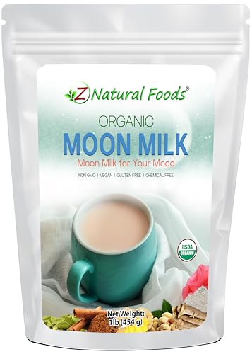 Z Natural Foods Organic Moon Milk Powder, Calm & Relax the Mind &...