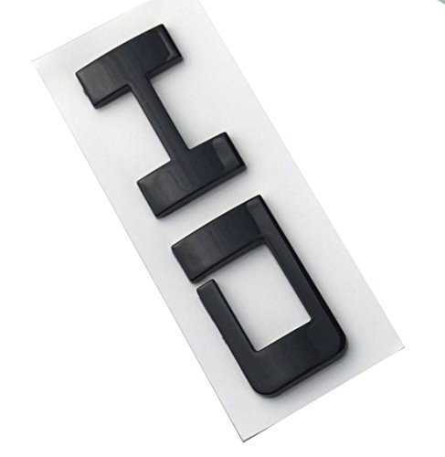 Image of Aimoll HD Nameplates Letter Emblems Badges Glossy for Chevrolet Gm 2500HD 3500HD Silverado Sierra (2pcs Black)