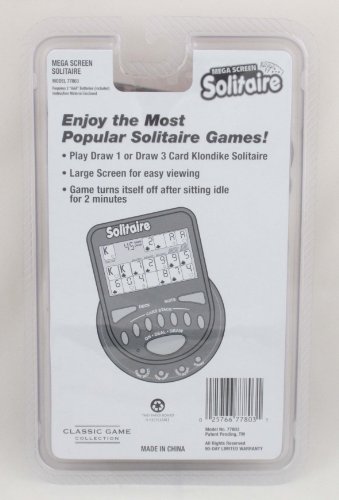 Worldwise Imports E7803 Megascreen Solitaire Handheld Game thumb #1