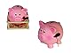 Bartl 102476 Keramik Jumbo-Schwein Spardose mit Hammer, 21 x 16 cm, Rosa