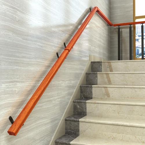 Barre d'appui en bois de sécurité pour escalier de maternelle