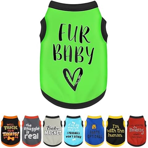 Elevate Your Pet's Seasonal Style with Playful Panache: with Adorable Beautifully Printed Dog Shirts Featuring Hilarious Printed Patterns for Airy Comfort in Summer and Fall Classic Series6 Large Cover