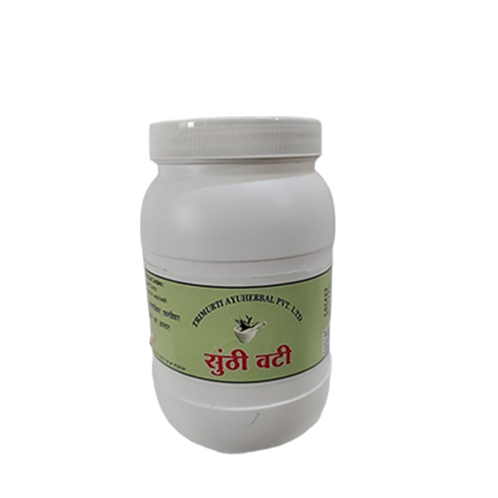 Sunthi Vati for Rhinitis, Cough, Fever, Common Cold, Yellowish, (1000 Tabs)-image-46