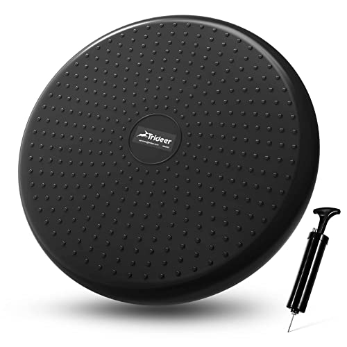 Image of Trideer Wobble Cushion Core Balance Disc, Flexible Seating for Classroom Elementary, Wiggle Seat for Sensory Kids, Balance Pad with Inflation Pump