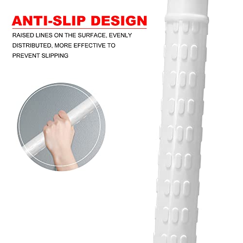 Handicap Grab Bars For Shower ，Elderly Wall Mount Bathro Safety ， Handle Bath Grab Anti Slip Grip Heavy Duty （White11.8In） #TOP1