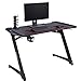 Produktbild CARO-Möbel Gaming Tisch Rush mit RGB LED Beleuchtung Gamer Computertisch Jugend Schreibtisch mit Halterung für Getränke und Kopfhörer sowie USB Anschlüssen in schwarz