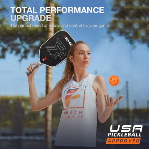 Image of DGYGQ Pickleball Paddles with Polypropylene Honeycomb Core, T700SC Power Carbon Fiber Pickleball Paddle, Increased Power for Ultimate Spin & Consistency