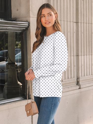 Image of AUTOMET Womens Long Sleeve Shirts Fall Blouses Tops Business Casual Outfits