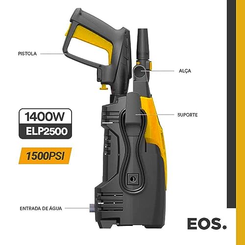 Lavadora de Alta Pressão Eos Max Pro 1500psi 1400w Elp2500 220v