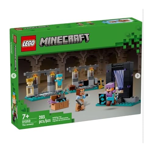 LEGO 21256 Minecraft La Maison de la Grenouille Jouet avec Figurines d'animaux Personnages & 21252 Minecraft ’Armurerie Jouet de Construction et Forge d'Armes avec Personnages - vue 5