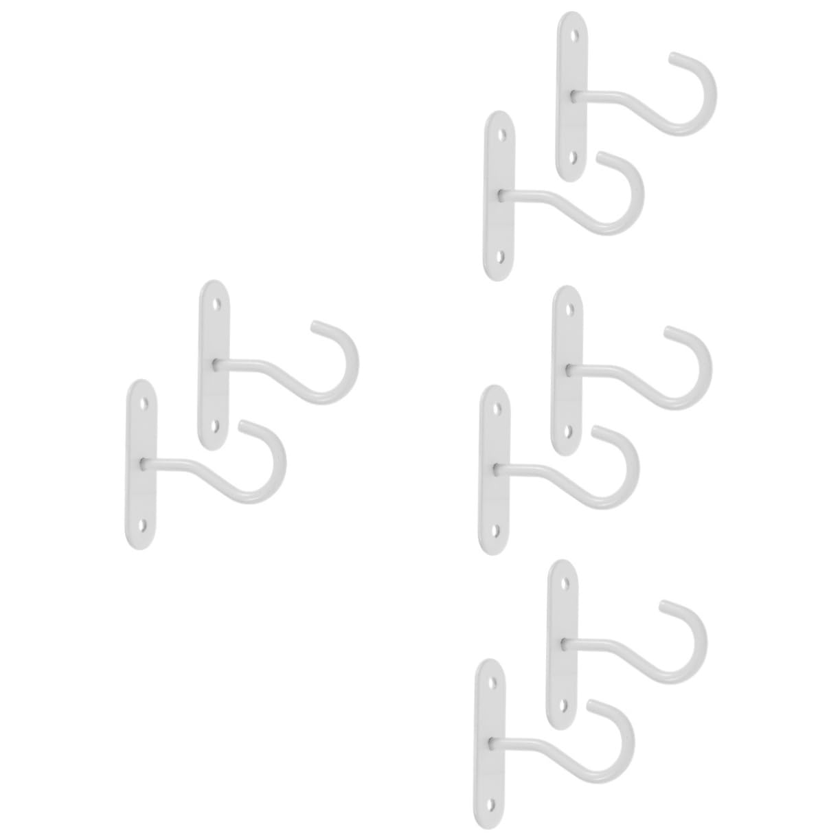 Crochet de suspension plafond Yardwe : lot de 8 supports pour panier suspendu