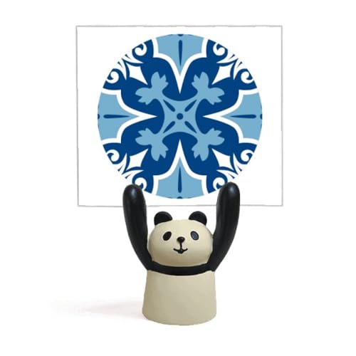 Maroc déco fleur bleu support de notes panda aux finitions soignées pour décoration élégante
