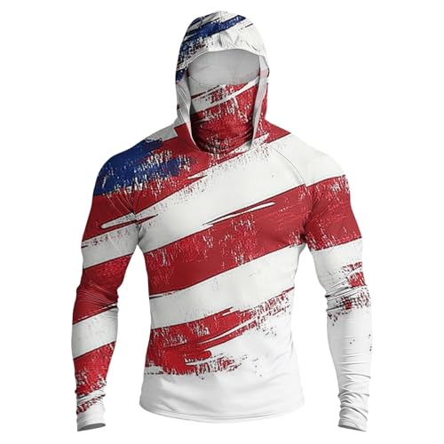 Sweat à capuche léger imprimé à manches longues au style décontracté - 3