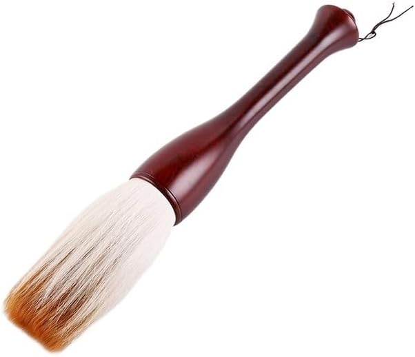 Large Calligraphy Brush for Couplets Script Sumi Drawing Writing Professional Wooden Handle Mixed Hair Big Kanji for Beginners(Extra Large)