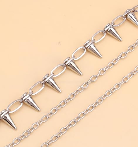 QWALIT Men\'s Pants Chain - Jean & Biker Chains for Men & Women - Hip Jewelry Punk Chain - Thumbnail 7