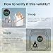 Portable Carbon Monoxide Detector for Travel, 170H Standby, CO Detector with Magnetic Back, 3-in-1 Travel CO Monitor with Audible & Visual Alarm for Camping, Car & RV