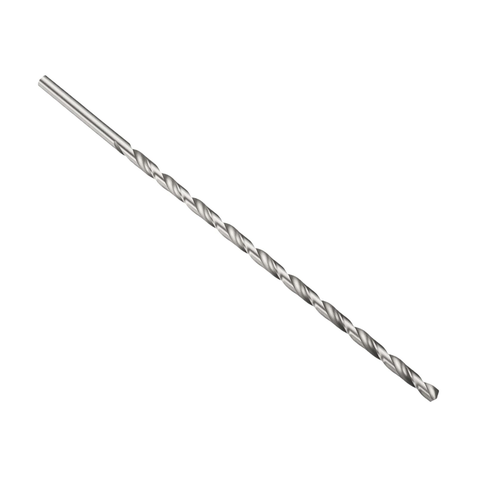 PATIKIL 8.5mm Drill Bit, 250mm Extra Long Straight Shank Bits M2 High-Speed Steel 135° Uncoated for Stainless Steel Hard Metal