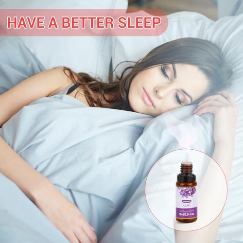DYESMEE Ätherische Öle Set, 8 x 10ml Aromatherapie Duftöl für Diffusor, Reines Natürliches Duftöl Geschenkset, Aromaöl für Luftbefeuchter, Massage, Wäsche, Seifenherstellung, Kerzenherstellung, Serie1