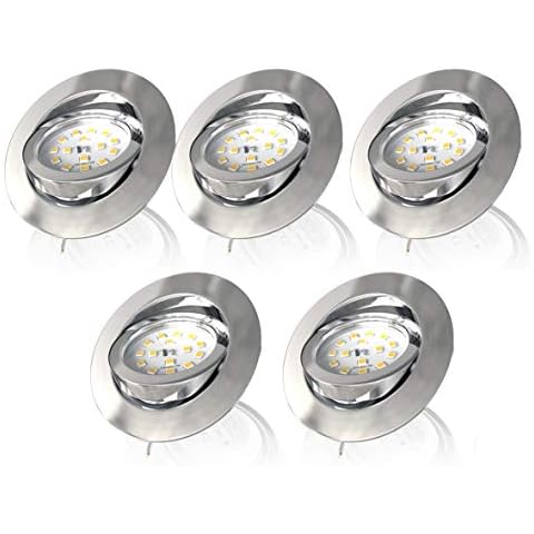 Spots LED B.K.Licht 5 pièces Cover
