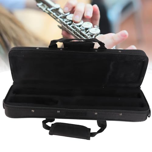 Flute Case, Portable Wear Flute Carrying Bag Lightweight Ox Cloth Flute Handbag With Adjustable Shoulder Strap for 16 Holes Flute Flute Case