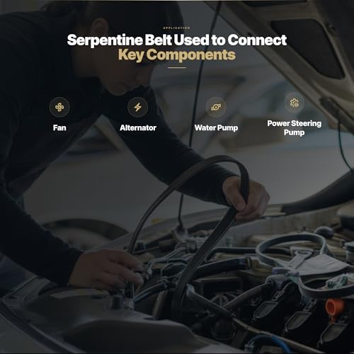 Image of 6PK2095 Serpentine Drive Belt 6-Rib 82.48 in for 13-15 ILX