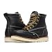 Thorogood 804-6201 Men's American Heritage 6" Moc Toe, MAXwear Wedge Safety Boot, Black - 10 D(M) US