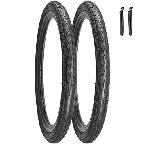 Image of Pair of 20 Inch Mountain Bike Tyre 20 x 1.75 Tyre(ETRTO 47-406)Folding Bead Compatible with 20 x 1.50 20 x 1.75 20 x 1.95 MTB Hybrid Road Bicycle