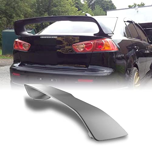AKKON - For 2008-2015 Mitsubishi Lancer Evolution Evo Rear Tail Trunk Spoiler Wing Unpaint [MR Style]