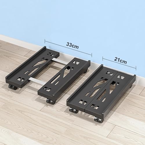 Soporte ajustable para torre de CPU con ruedas ventilado para PC, color negro miniatura 3