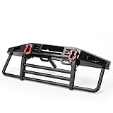 Srliya Metal RC Car, Adjustable Front Bumper Accessories, Fit for SCX10 TRX4 1/10 RC Crawler Car