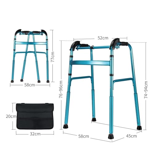 Andador plegable de aluminio para cuidar la movilidad y bienestar de los abuelos 2