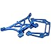 ShareGoo Metal Front & Rear Shock Tower Mounts Upgrade Part of 3638 3639 Compatible with Traxxas Slash 2WD Rustler VXL Bandit,Ford F-150 Raptor 1/10 RC Car (Blue)