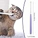 Ptwola Small Dog Cat Toothbrush Pets Toothbrush Soft Bristle Cat Dental Brush Micro Head Puppy Tooth Brush Deep Clean Kit Portable Cats Dental Care for Puppy Kitten Daily Brushing