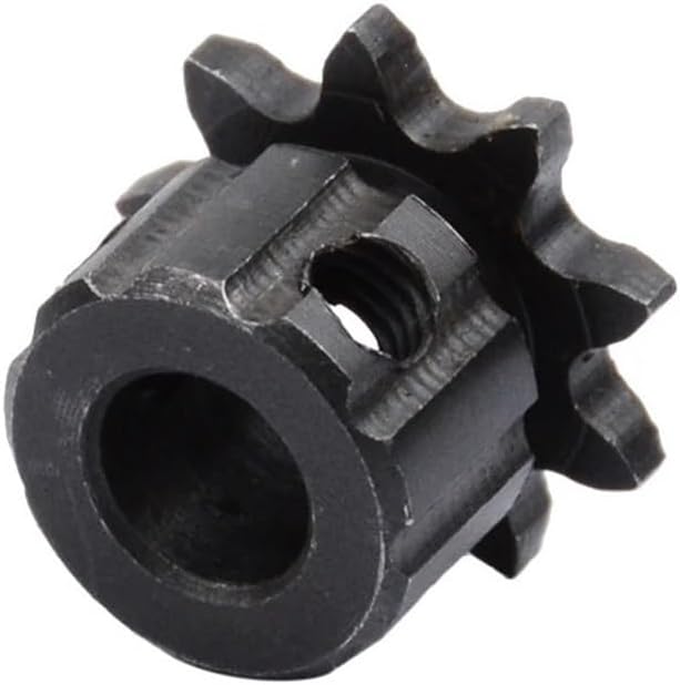 Mechanical Roller Chain Sprockets Tooth Roller Chain Sprocket,1pc 04C Chain Gear 45# Steel 9 Teeth Industrial Sprocket Wheel with Top Wire Bore 5mm 6mm 8mm(8mm)