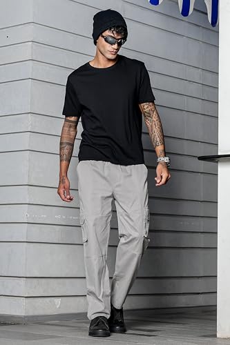 Image of Men's Stylish Cargo Pants | Slim Fit | Multi-Pocket Utility Trousers | Durable & Comfortable Fabric | Casual, Travel & Outdoor Wear