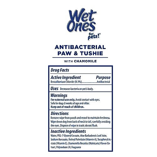 Image of Wet Ones Mixed 18 Piece Bundle of Human & Pet Wet Wipes, Tropical Splash Scent| 10 Packs Antibacterial Wipes, 20 Ct Plus 8 Packs for Pets Paw & Tushie Dog Wipes, 30ct