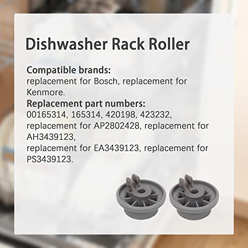 Ruedas de lavavajillas Bosch con rodamiento suave de repuesto RDEXP 6