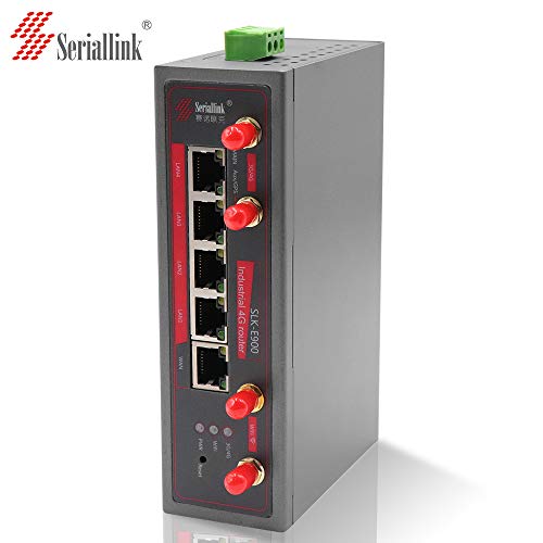 Seriallink SLK-E900 Industrial 4g Cellular Router,4G LTE Modem Supported AT&T Carrier