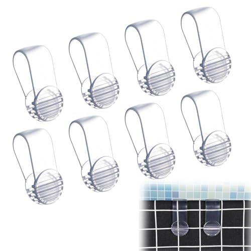 AOZUO 8 Pcs Towel Clips for Kitchen, Transparent Hand Towel